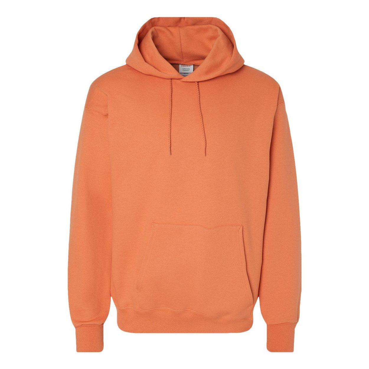 

Свитшот Hanes Ultimate Cotton с капюшоном, цвет pumpkin