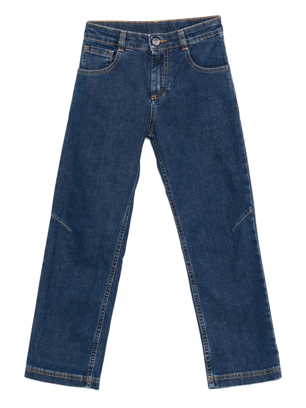 

Джинсы с нашивкой-логотипом ETRO KIDS, синий