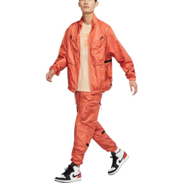 Спортивные штаны Men's Air Jordan Solid Color Big Pocket Breathable Woven Sports Pants/Trousers/Joggers Orange, мультиколор — фото 3