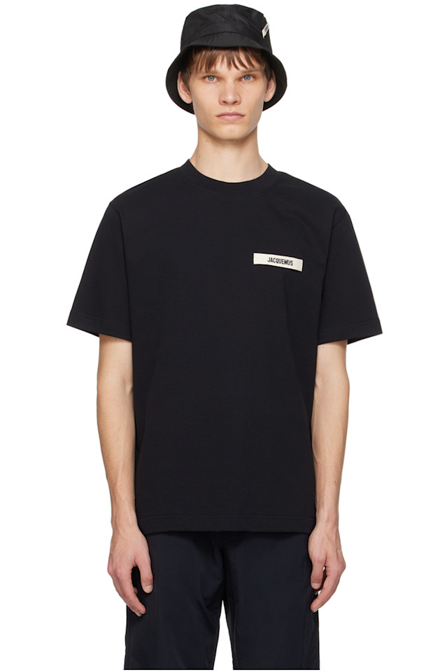 

Классическая футболка 'le t-shirt gros grain' Jacquemus, черный