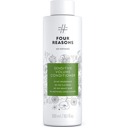 No Nothing Sensitive Volume Conditioner Кондиционер для объема без отдушек придает редеющим волосам густоту 300мл