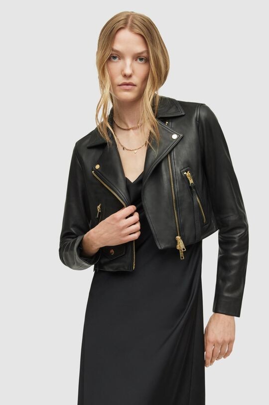 

Кожаная косуха ELORA BIKER AllSaints, черный