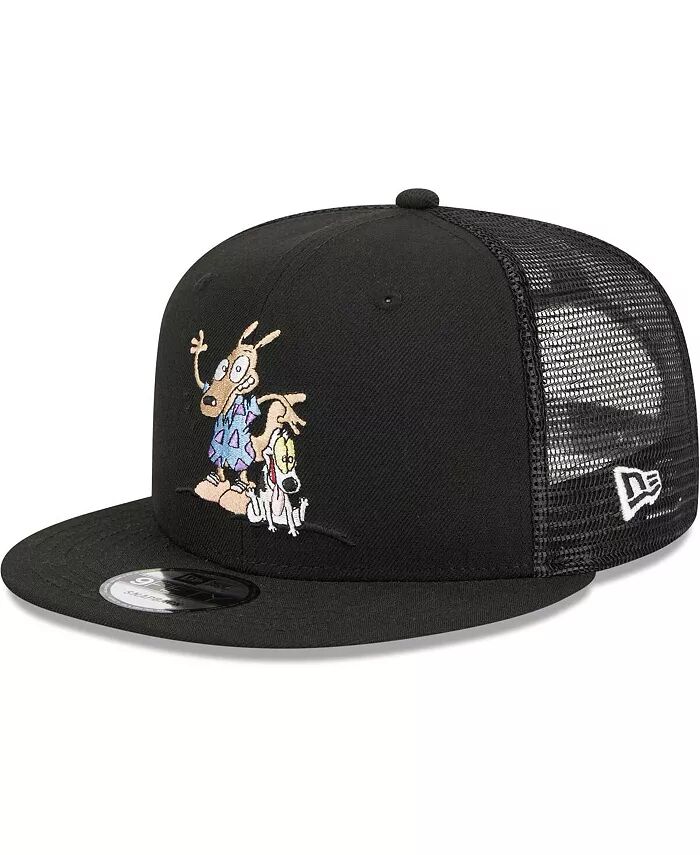 

Мужская черная бейсболка Rocko's Modern Life Rocko & Spunky Trucker 9FIFTY Snapback New Era