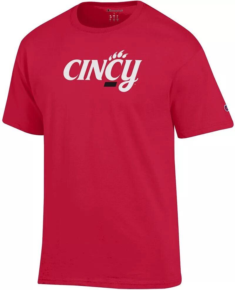 

Мужская красная футболка с логотипом Champion Cincinnati Bearcats