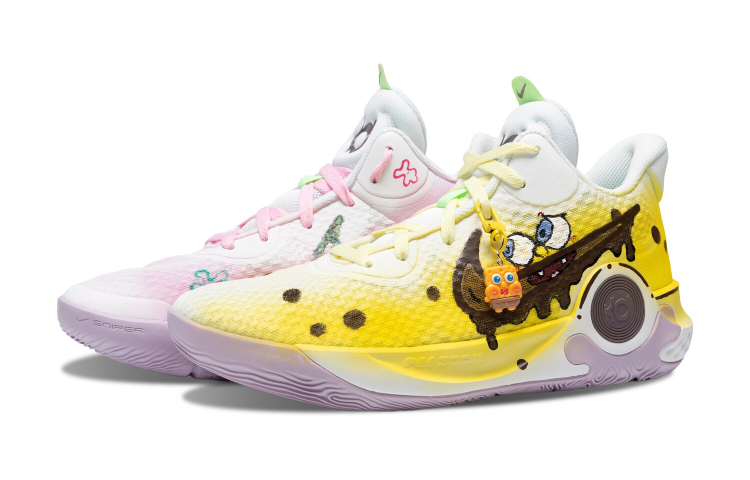 

Баскетбольные кроссовки KD Trey 5 IX Vintage Unisex Low-Top Pink/Yellow Nike