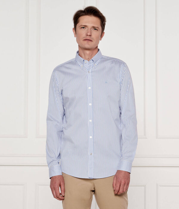 

Рубашка h-roan-bd-e-c1-253 Slim fit Boss, синий