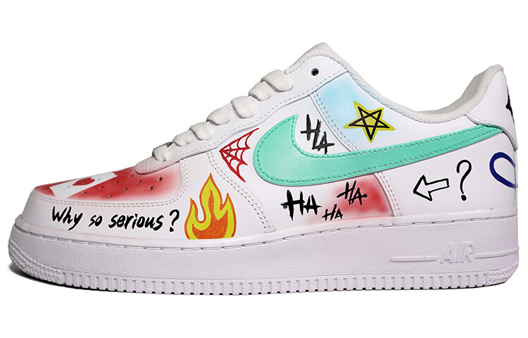 

Кроссовки Nike Air Force 1 Skateboard Shoes Men Low-Top Red White/Blue