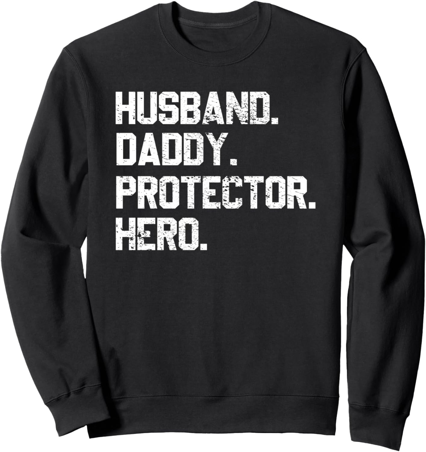 

Муж, папа, защитник, герой, толстовка на День отца для папы, черная Fathers Day Husband Daddy Protector Hero From Wife