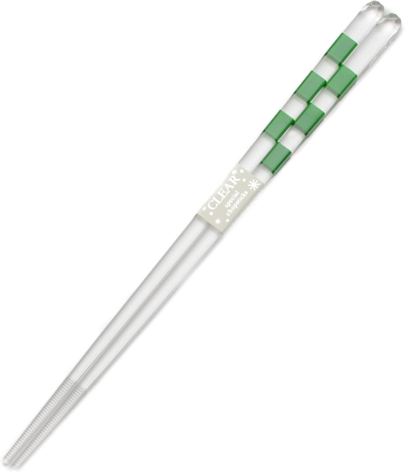 

Aoba 536031 Стиль палочек для еды с прозрачной каймой, зеленый, 9,1 дюйма (23 см), можно мыть в посудомоечной машине, сделано в Японии, Green