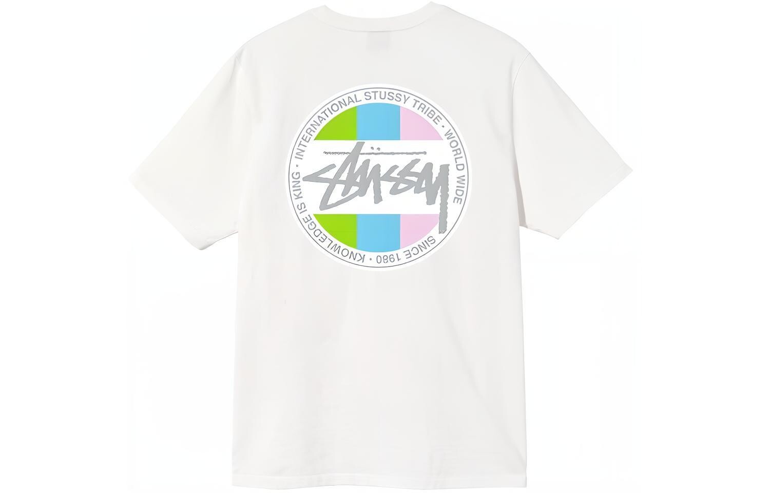 

Футболка унисекс Stussy, оливково-зеленый