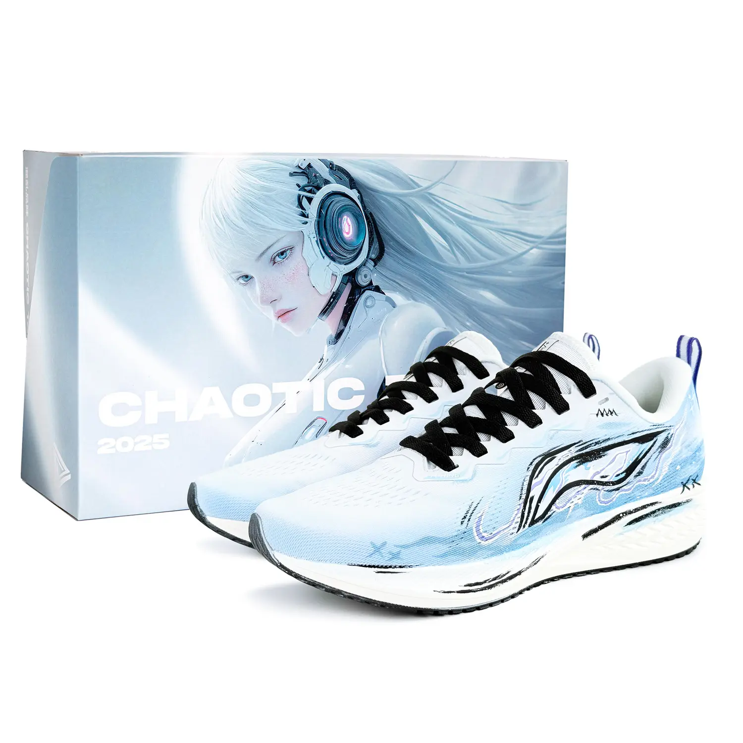 

LINING Кроссовки мужские Red Hare 6 с низким верхом, синие/белые