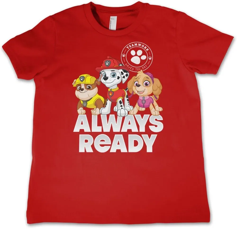 Футболка детская Paw Patrol, красный