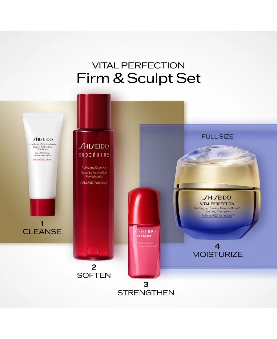 Shiseido Подарочный набор из 4 средств для укрепления и коррекции кожи лица — фото 2