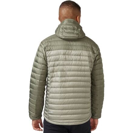 

Пуховик Microlight Alpine мужской Rab, цвет Light Khaki/Stone