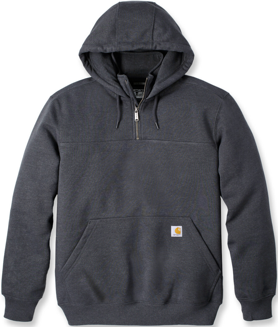 

Худи Carhartt Rain Defender Loose Fit Heavyweight Quarter-Zip Hoodie, темно-серый