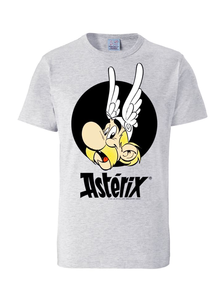 

Футболка Астерикс Галл - портрет Астерикса в цвете серый вереск Logoshirt