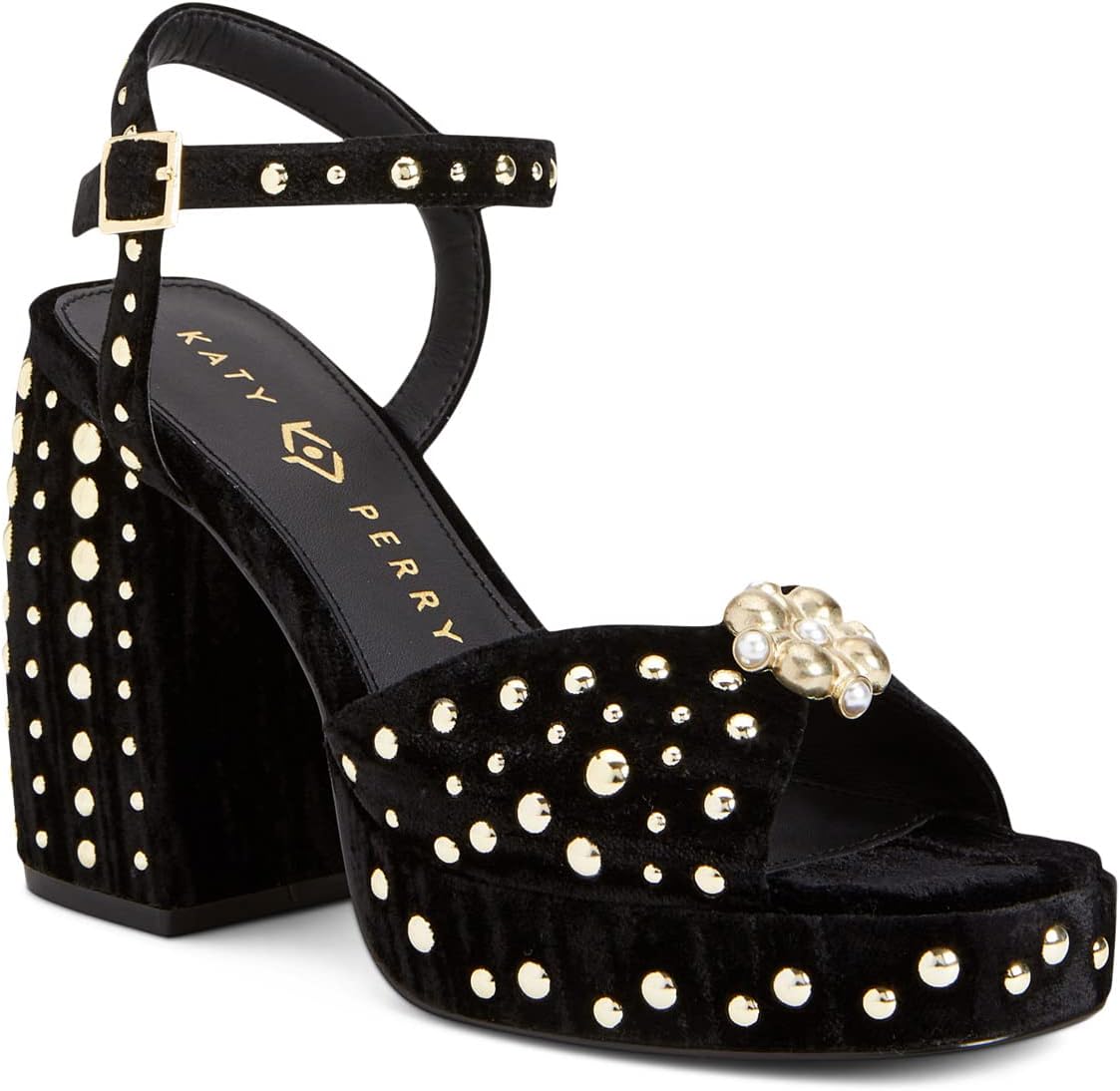 Сандалии Katy Perry The Meadow Ornament Sandal, черный