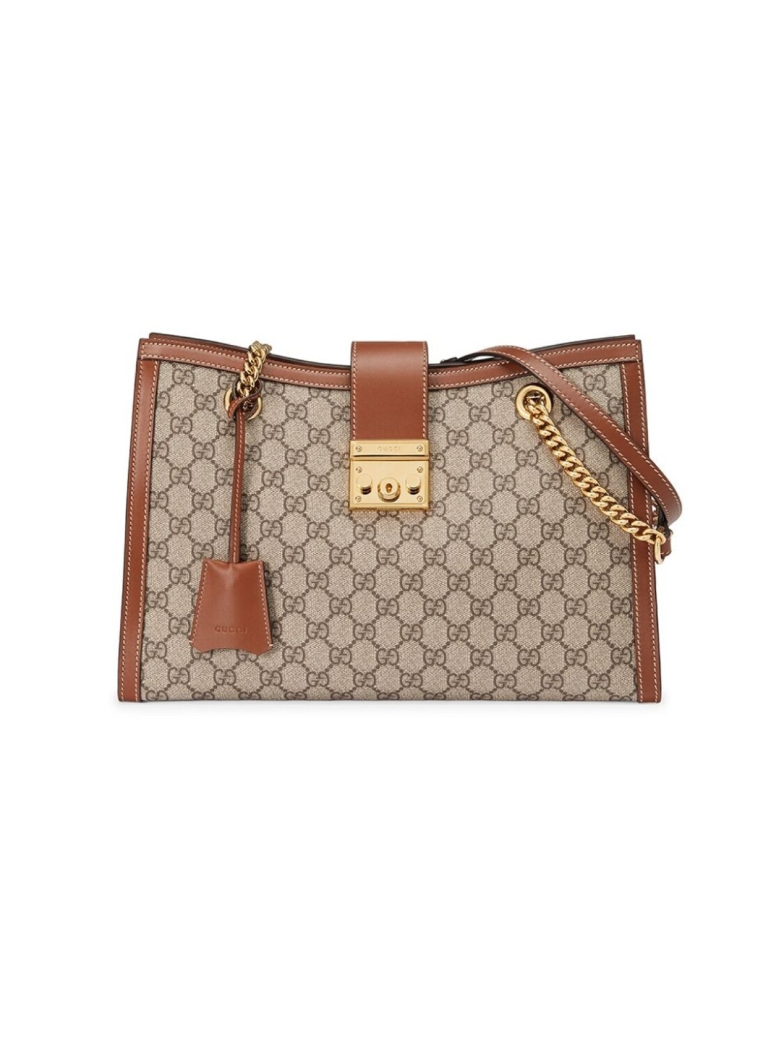 

Сумка на плечо Gucci Padlock, нейтральный цвет