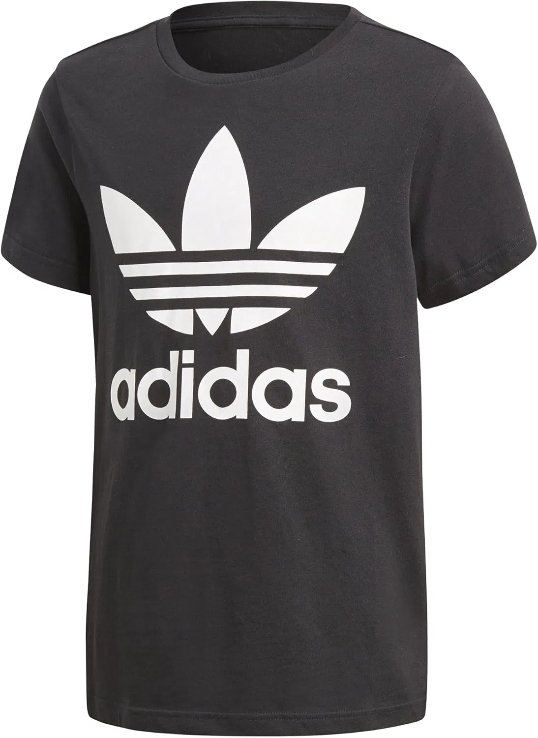 Детская футболка Adidas Originals Originals Trefoil, черно-белый