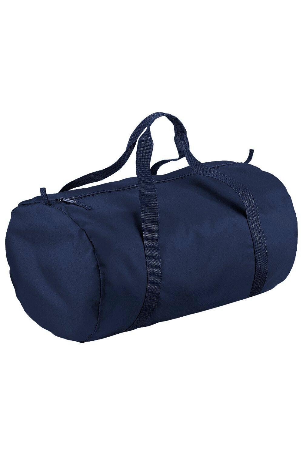 

Водонепроницаемая дорожная сумка Packaway Barrel Bag / Duffle (32 литра) Bagbase, темно-синий