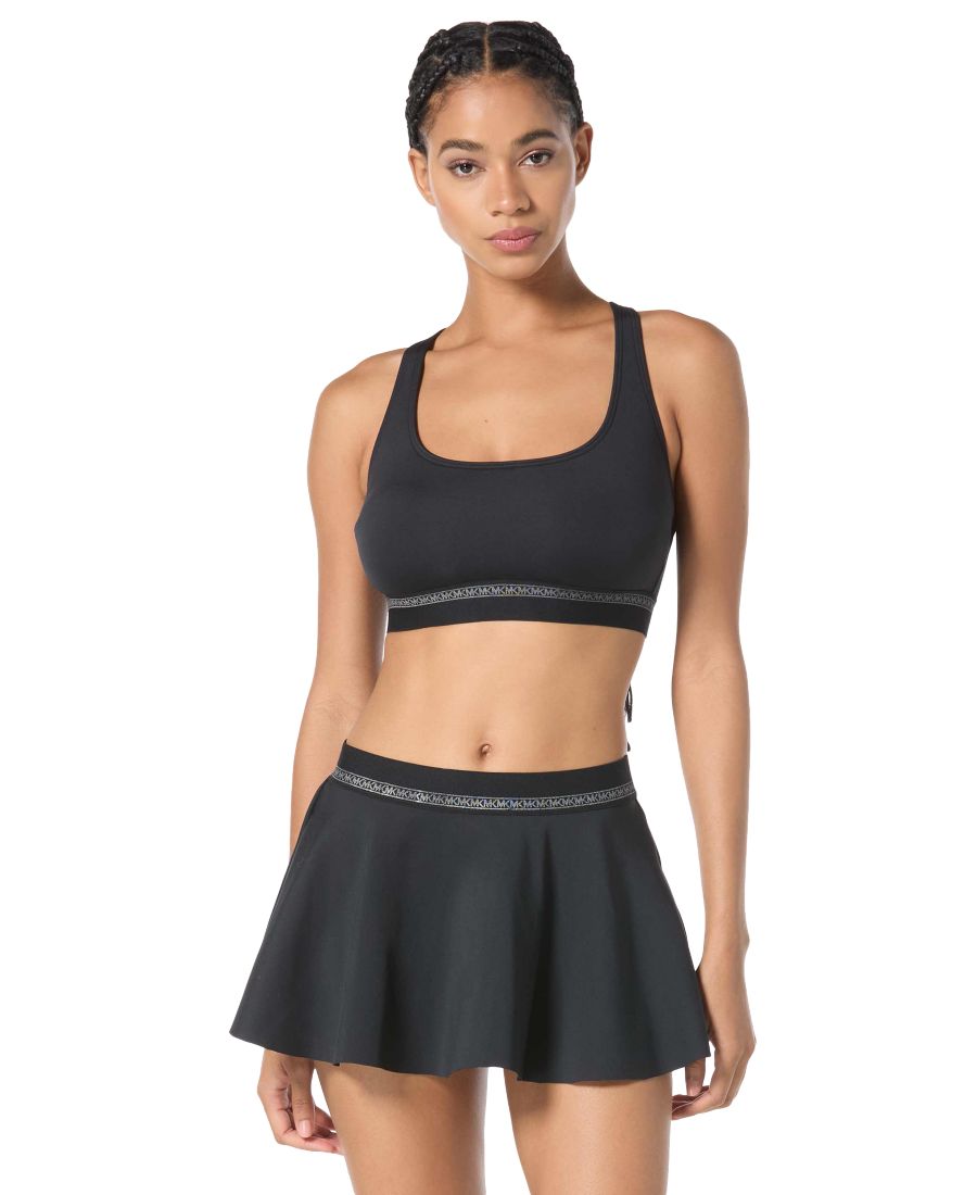 

Женский топ-бра Michael Kors с перекрестной спинкой и вырезом-лодочкой Michael Kors, Black