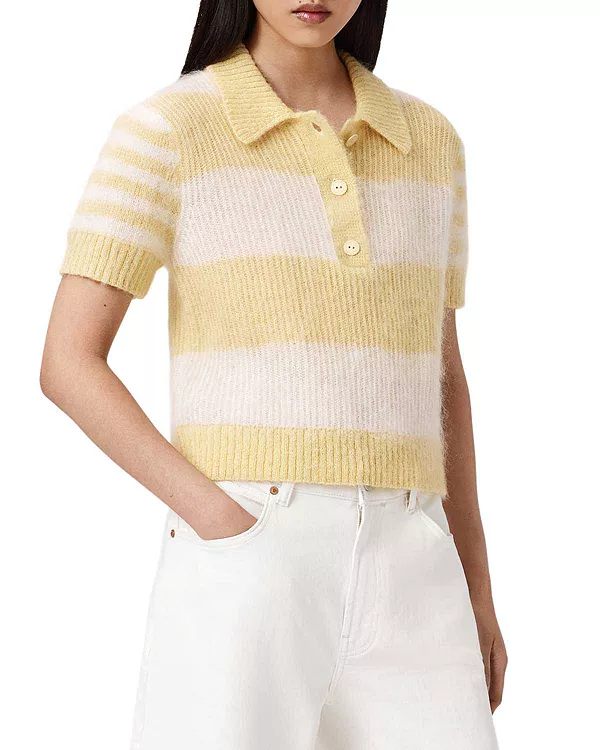 

Футболка-Поло Clem Allsaints, желтый