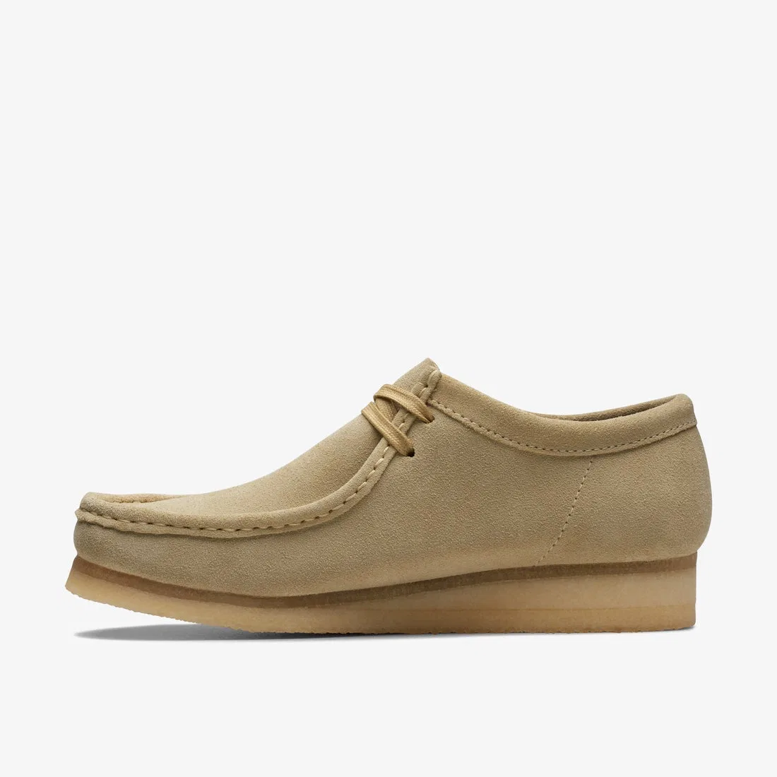 Унисекс обувь Wallabee из замши Clarks бежевые — фото 2