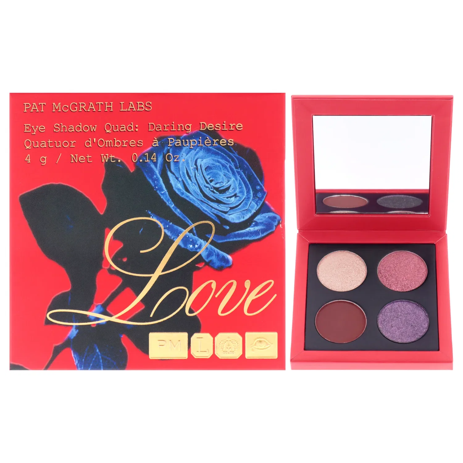 Палетка теней для век Daring Desire от Pat Mcgrath Labs для женщин - 0,14 унции (38 г), мультиколор