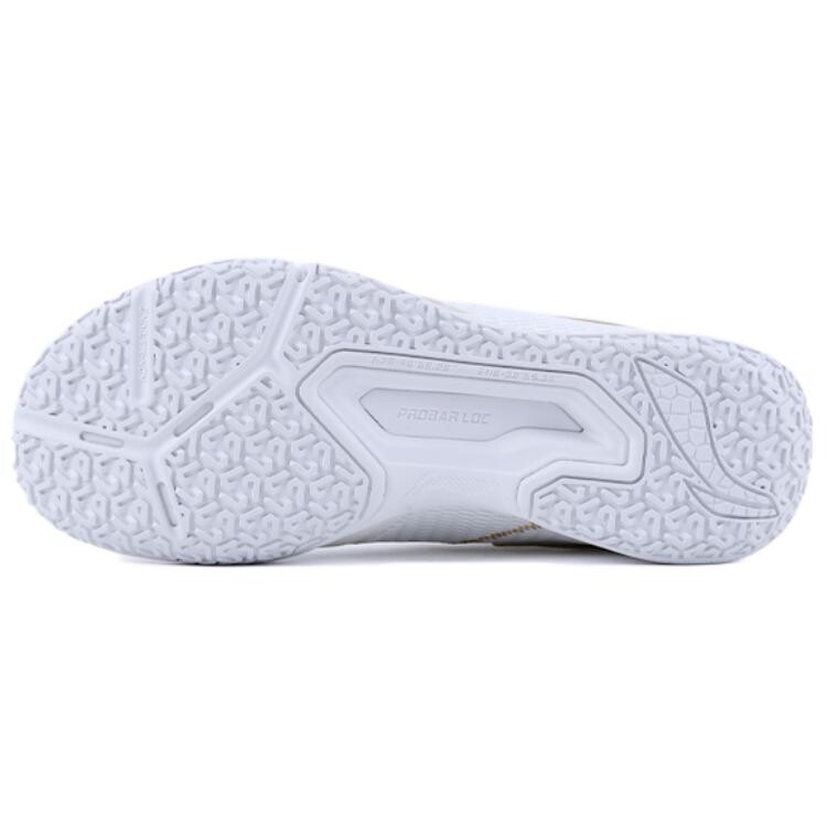 Кроссовки LINING Badminton Shoes Unisex Low-top Gold, белый — фото 4