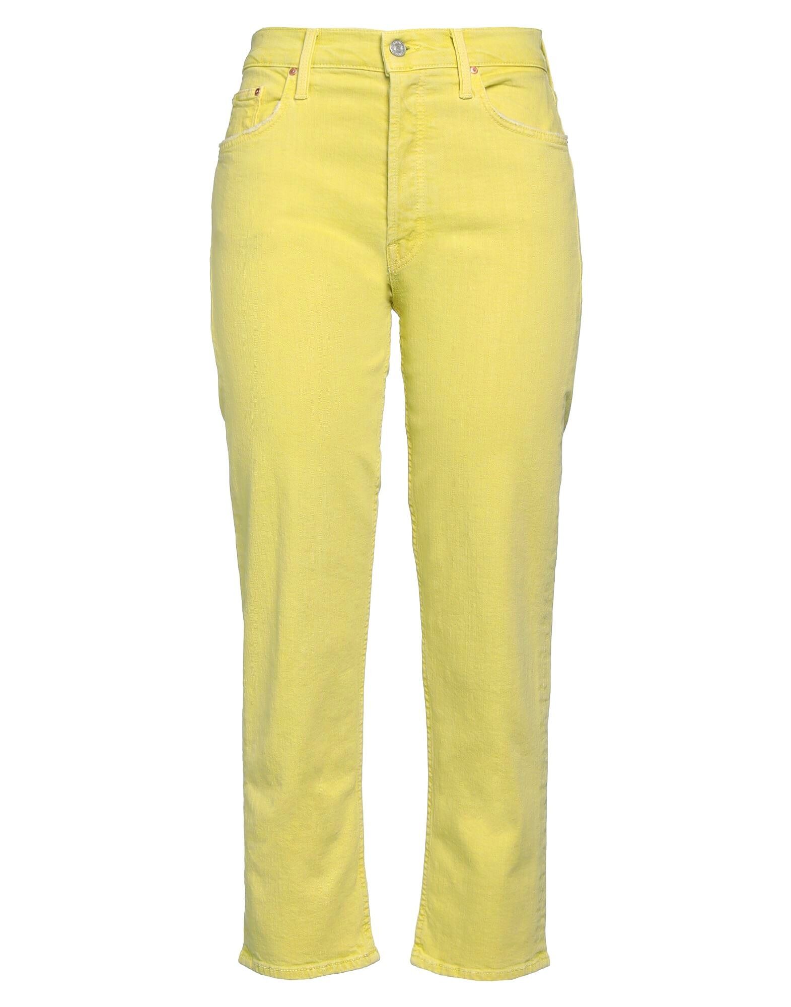 

Джинсы Mother, лаймовый