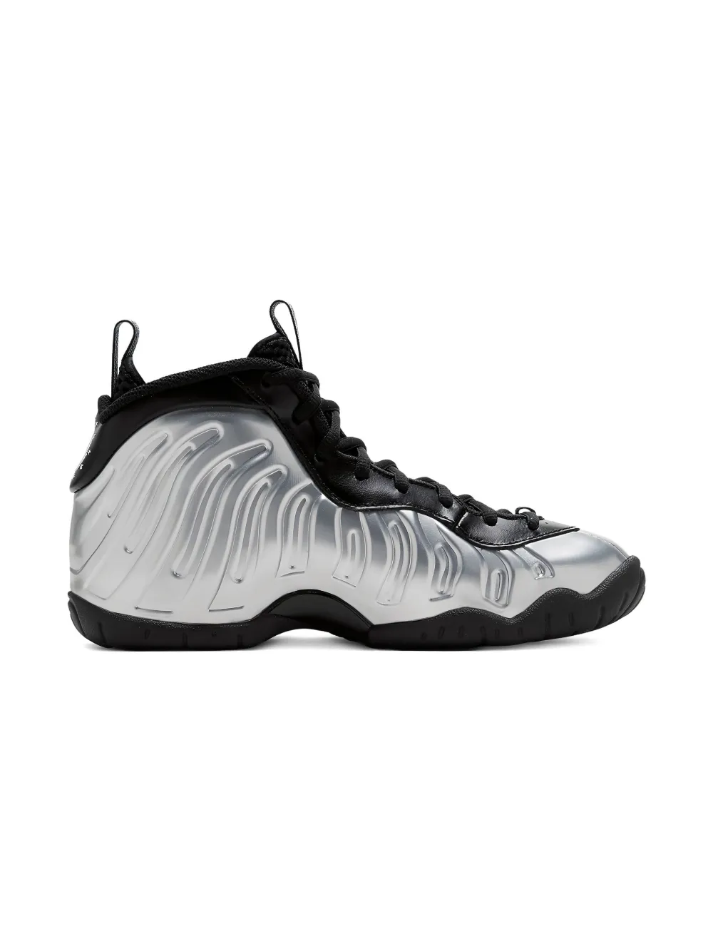 Кроссовки Air Foamposite One GS "Chrome" Nike Kids, серый — фото 2