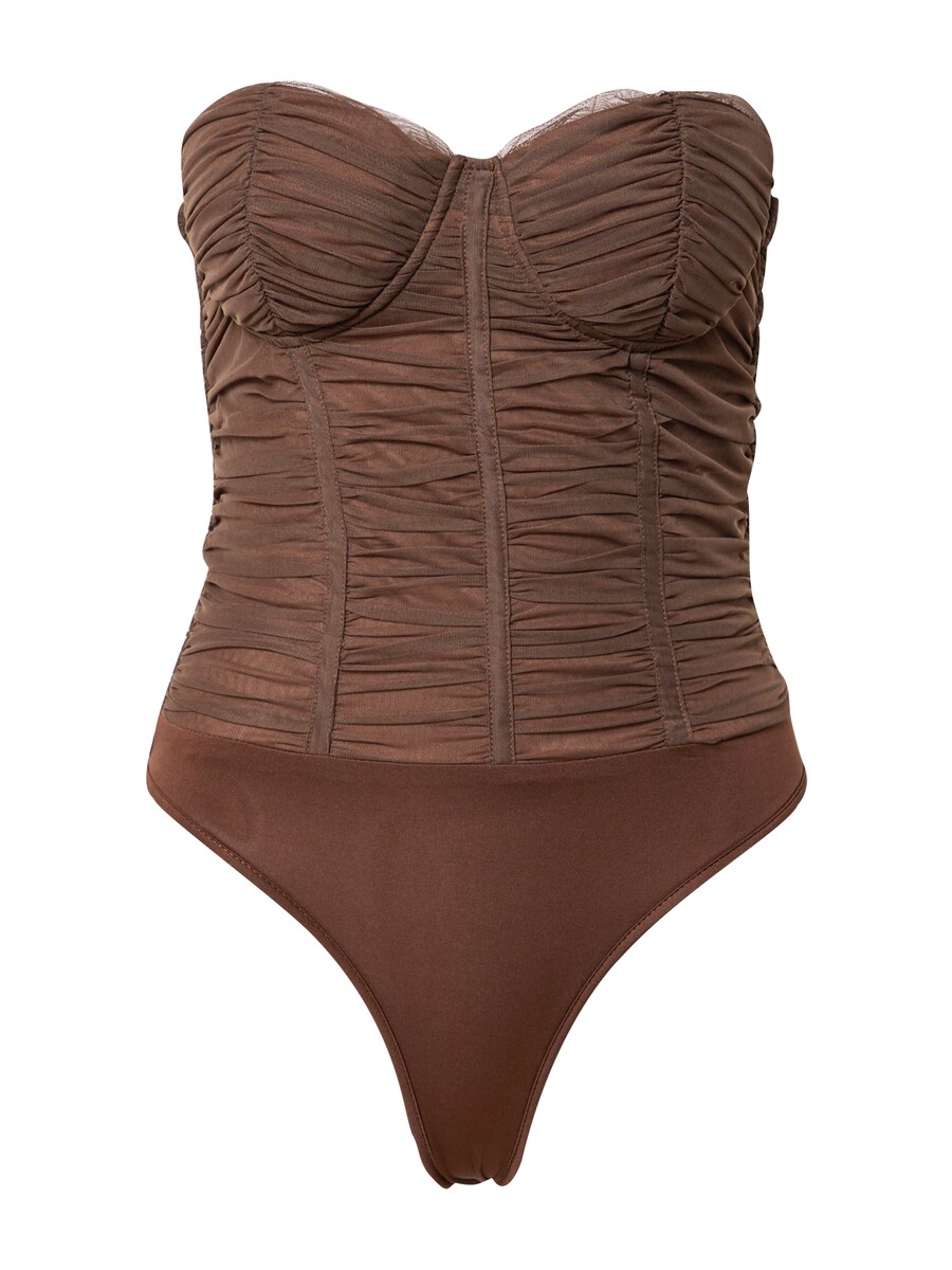 

Классический топ Misspap Shirt Bodysuit, коричневый