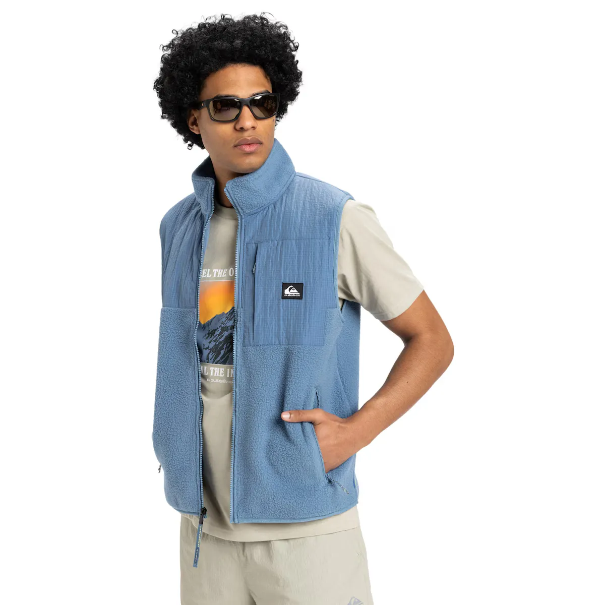 

Жилет мужской Quiksilver Clean Coast, серый
