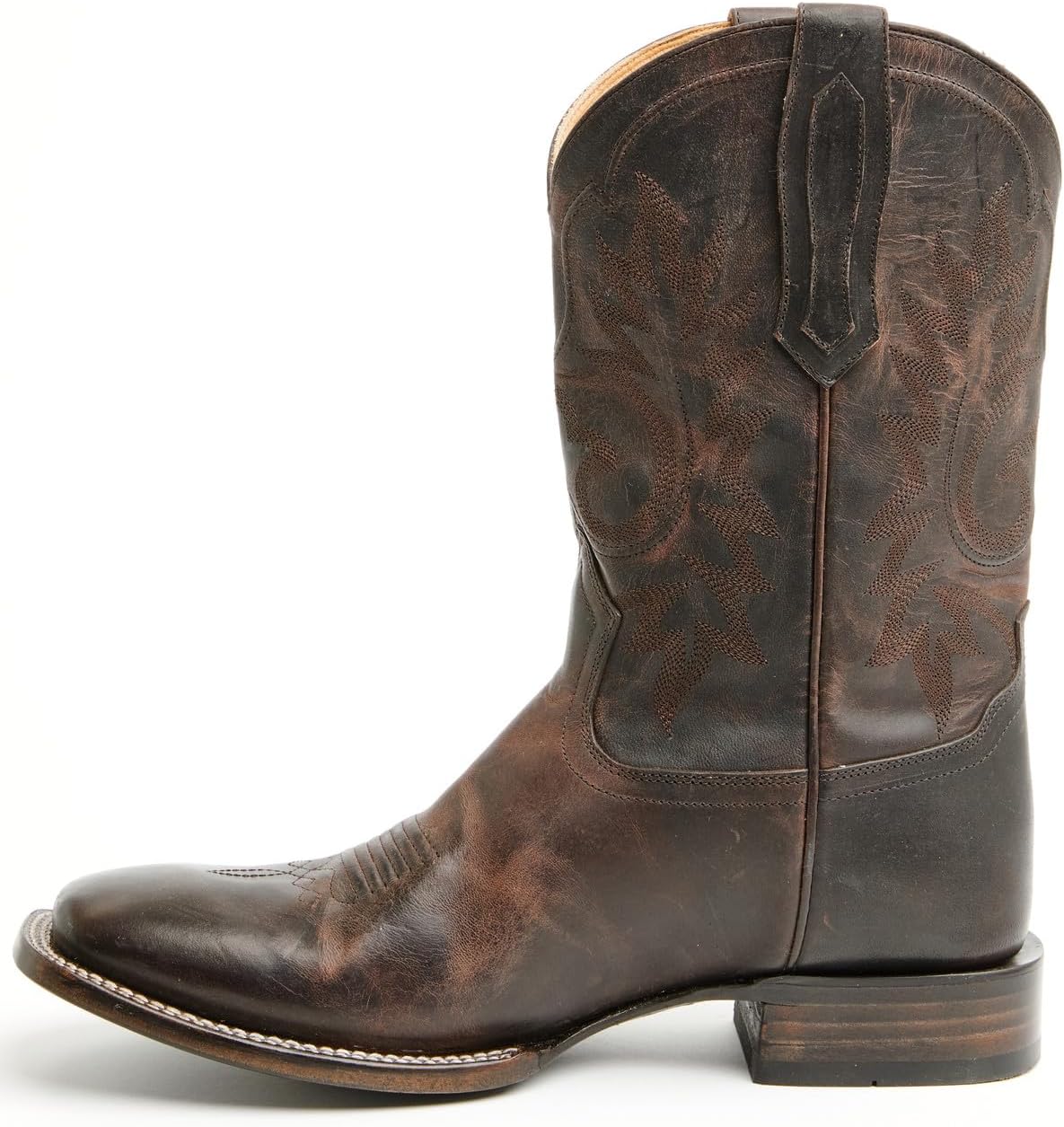 Мужские сапоги Cody James Black 1978 The Hayward Western с широким квадратным носком - Bbxfa25l3-8W, шоколадный — фото 3