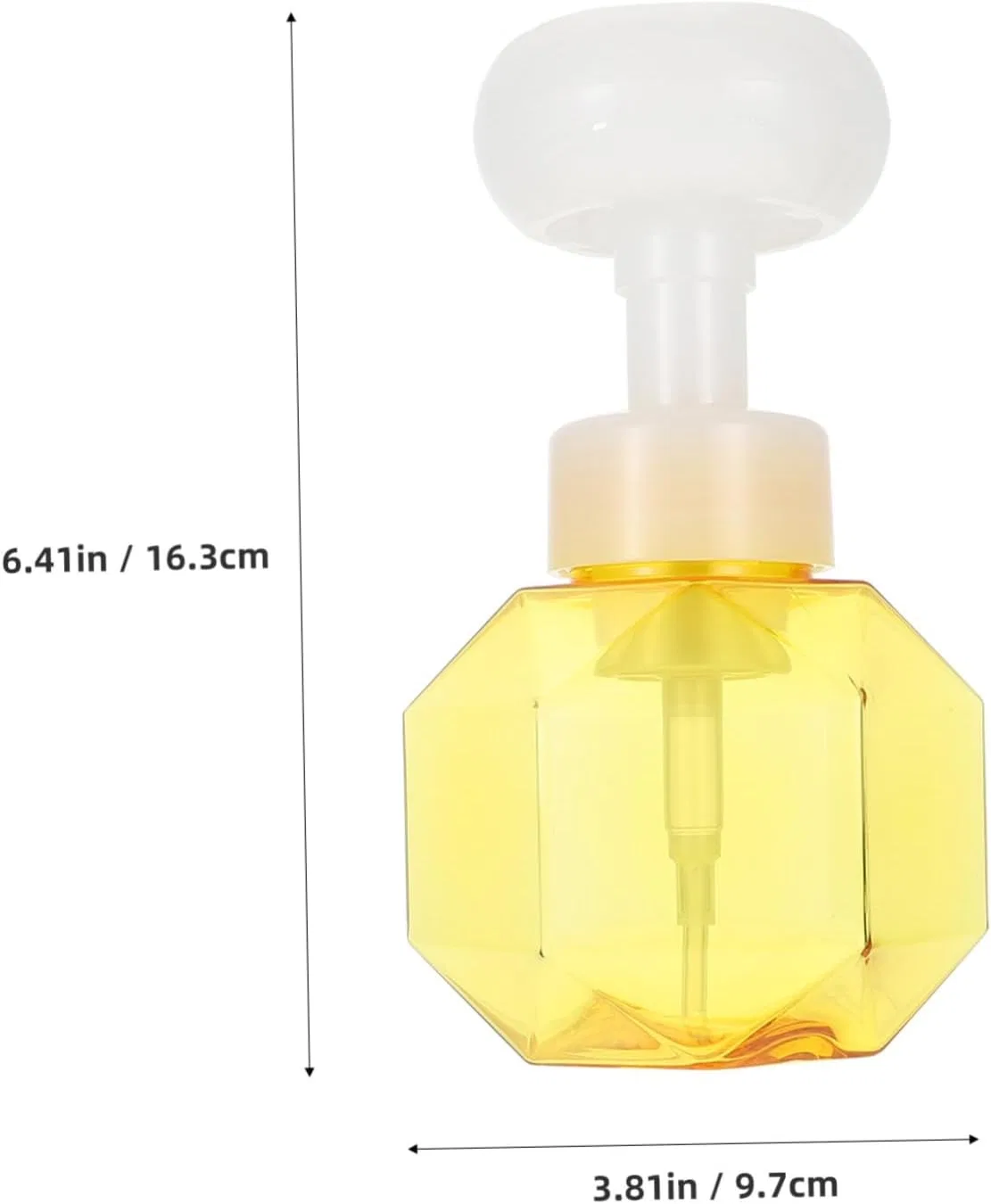 Пенообразователь для лица Happyyami, желтый, 16.3x9.7x9.7 см — фото 2