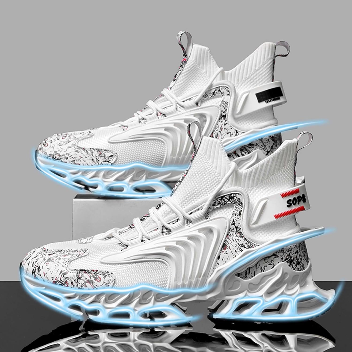 Кроссовки Blade Fashion, модные кеды, спортивная обувь, ретро и простые классические повседневные мужские туфли Generic, белый — фото 3