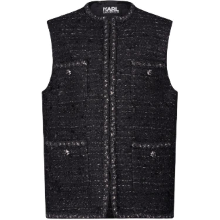 

KARL LAGERFELD / Karl Lagerfeld Jeans Женский жилет KARL LAGERFELD, Black