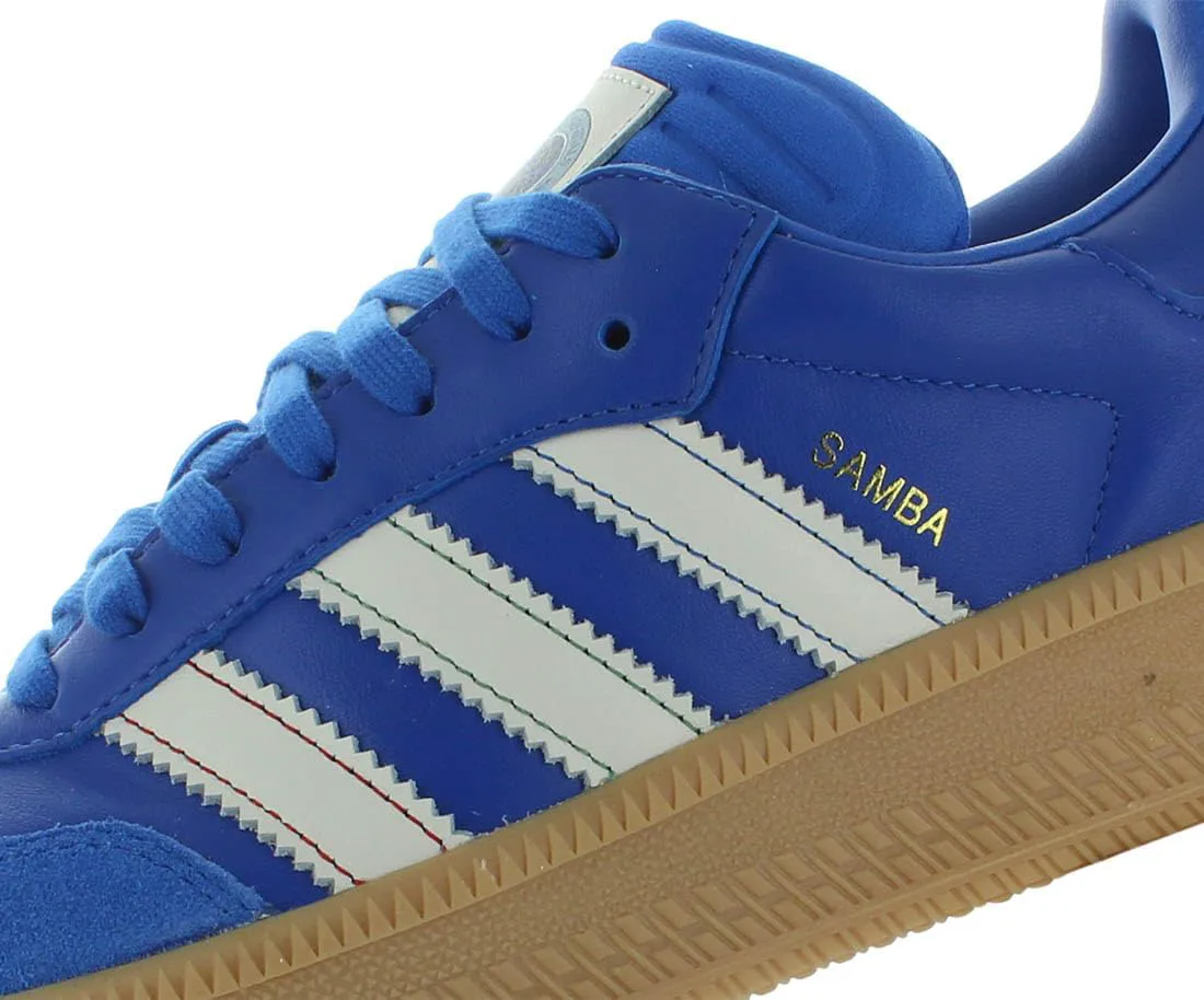 Мужские кроссовки Adidas Samba XLG для повседневной носки, сине-белый — фото 2