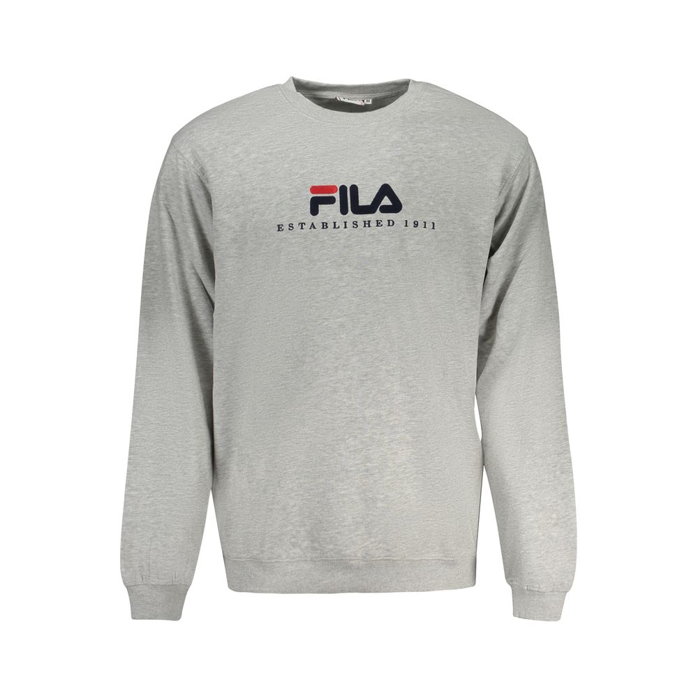 

Серый хлопковый свитер Fila