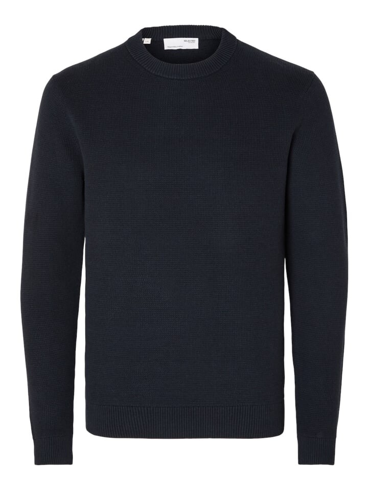 

Пуловер SELECTED HOMME, темно-синий