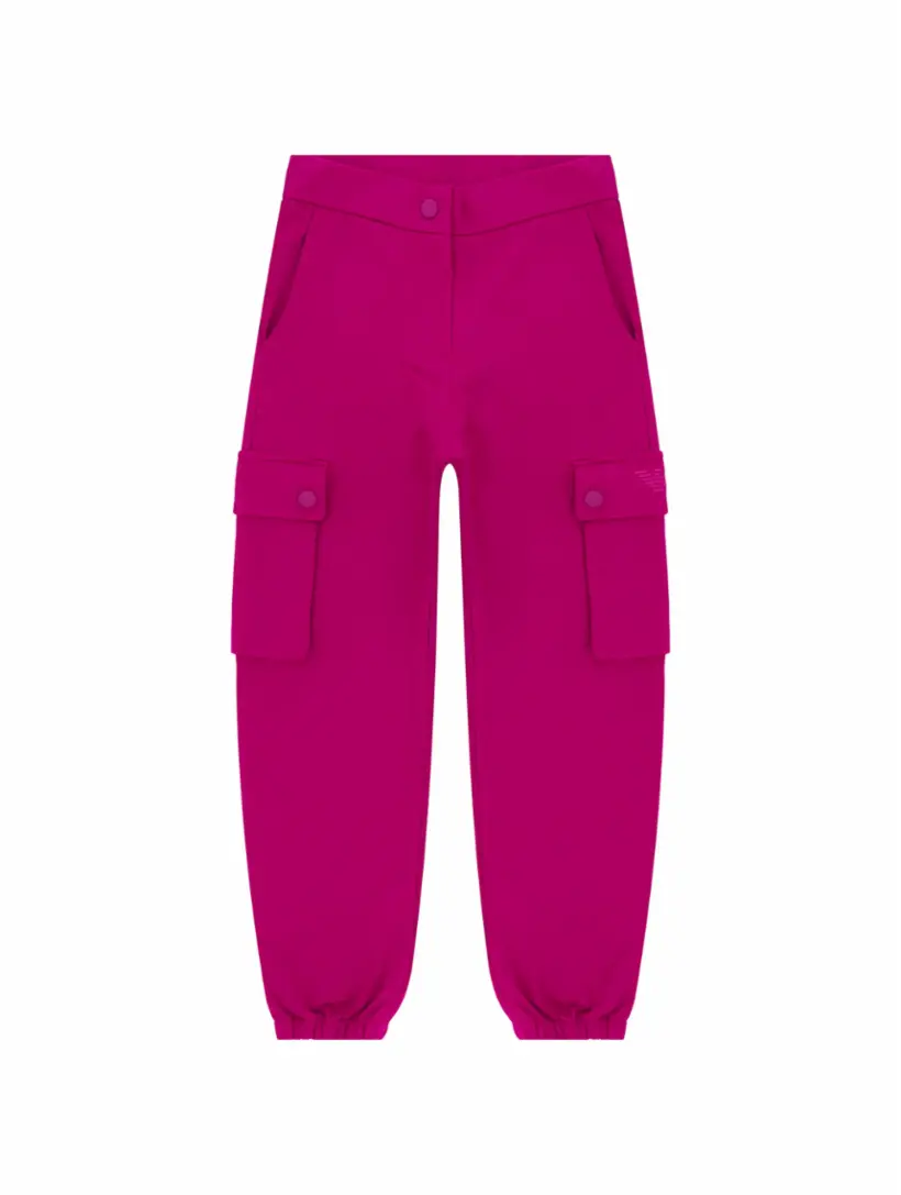 

Брюки карго с логотипом EMPORIO ARMANI, розовый