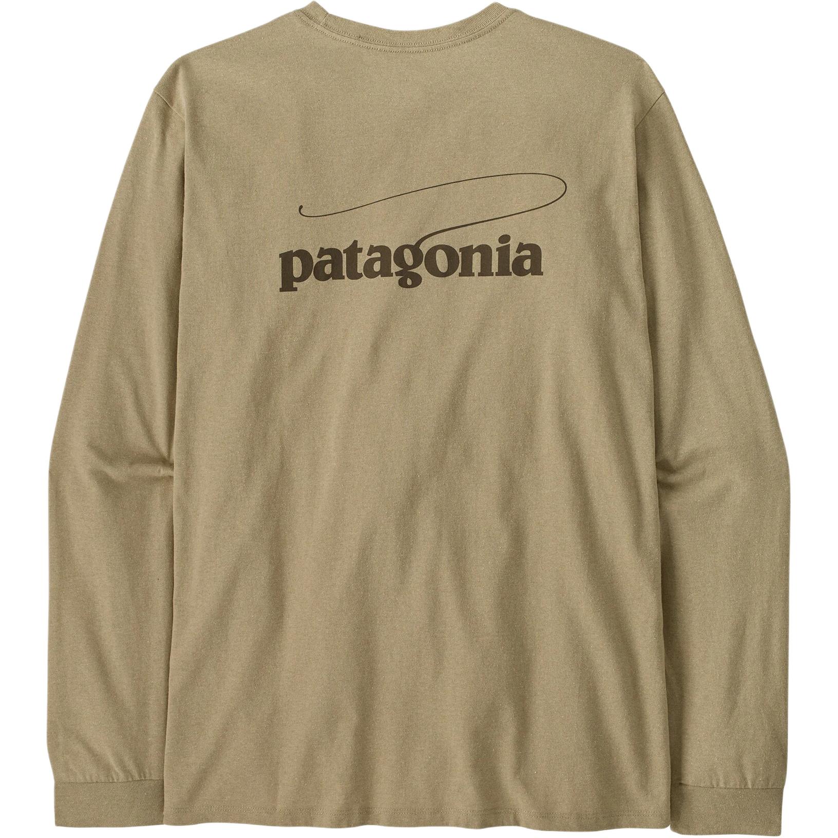 Футболка Responsibili Tee Casting Logo Tee мужская Patagonia, синий — фото 2