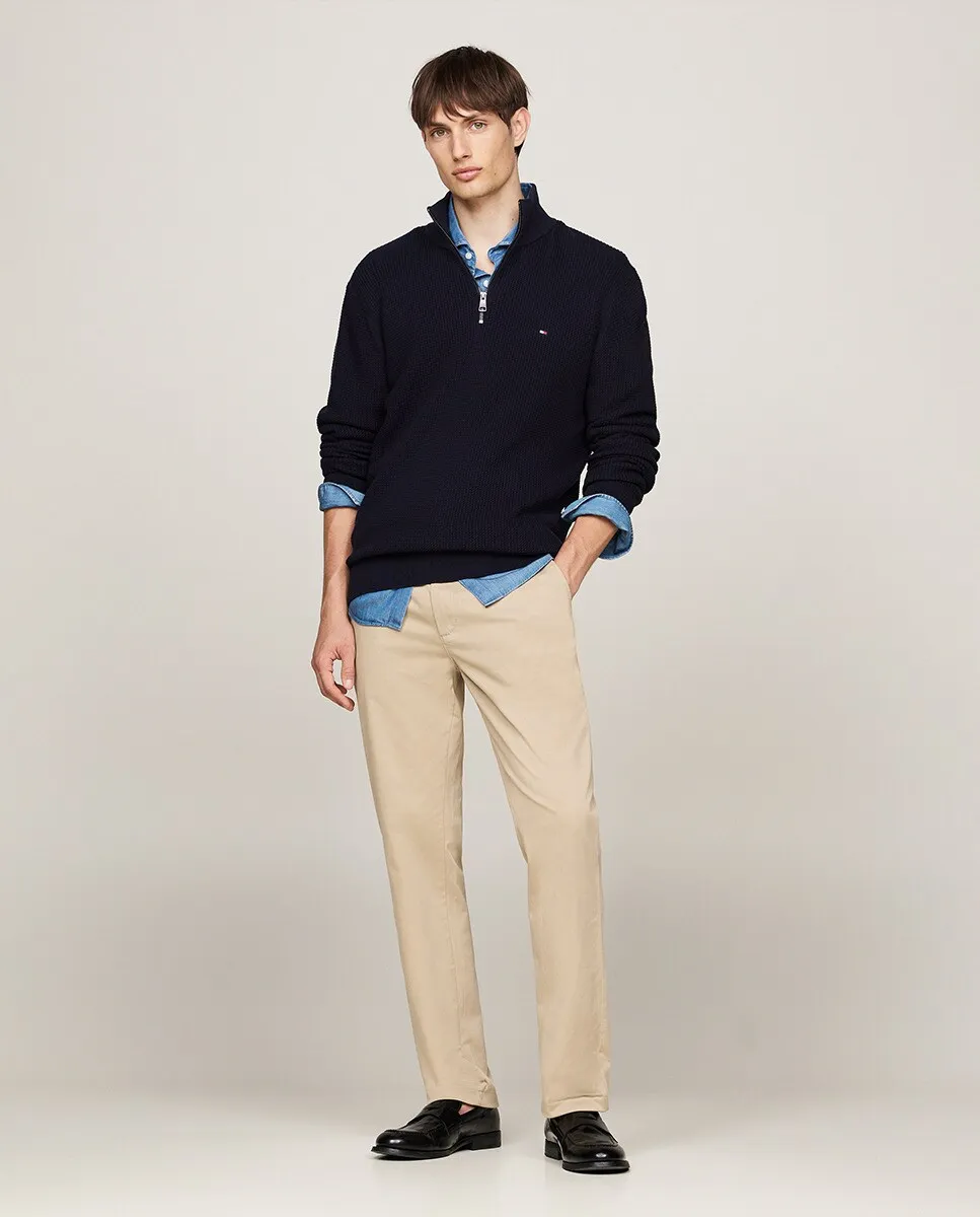 

Мужские брюки чинос Denton с атласной отделкой Tommy Hilfiger, цвет Camel