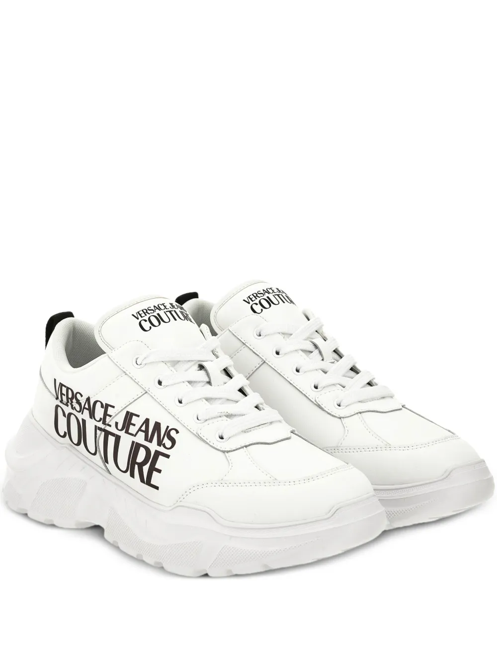 

Массивные кроссовки с логотипом Versace Jeans Couture, белый