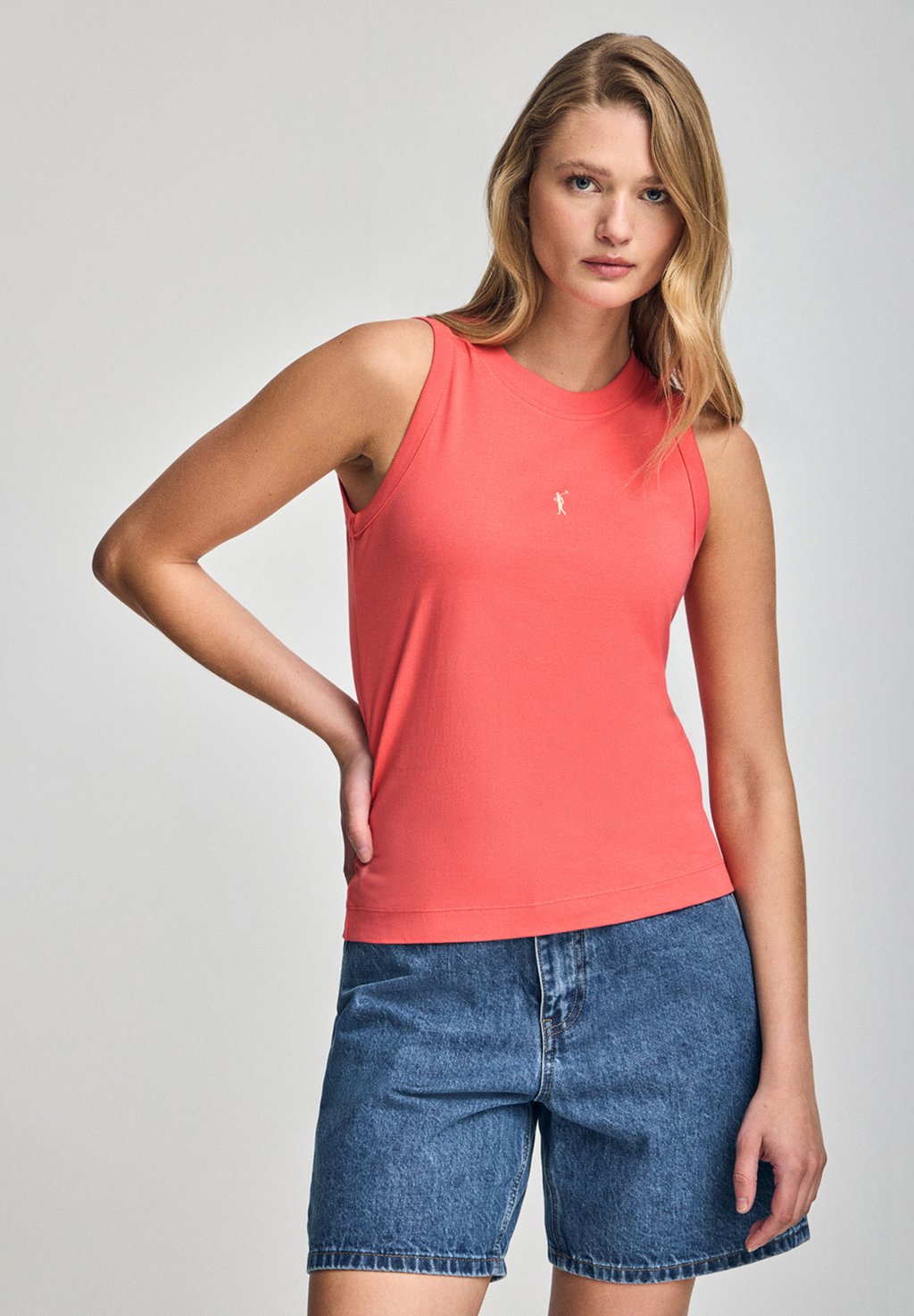 

Топ TANK SLIM FIT RIGBY GO Polo Club, красный