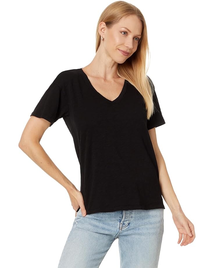 

Футболка Mod-o-doc V-Neck Boxy Tee, черный
