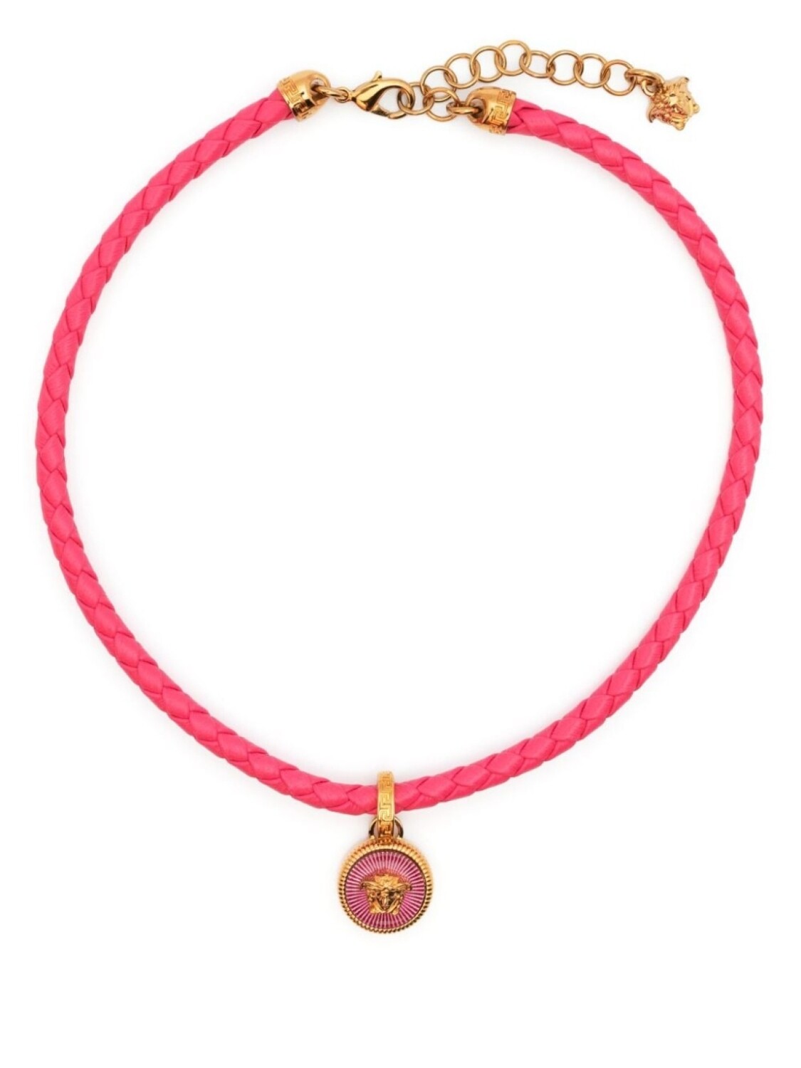 

Колье с подвеской Medusa Versace, розовый