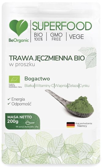 

BeOrganic органический порошок травы ячменя 200 г