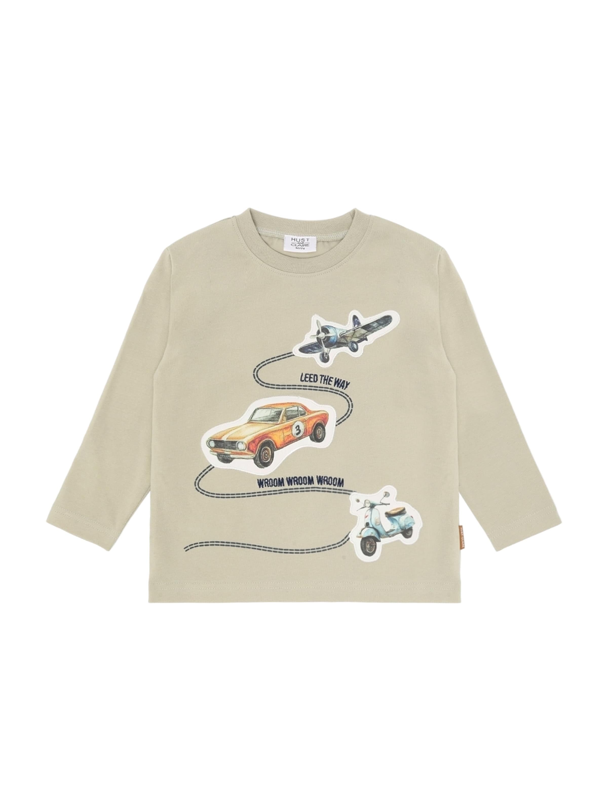 

Hust & Claire Лонгслив 'Anton Retro Road' в пастельно-зеленом цвете