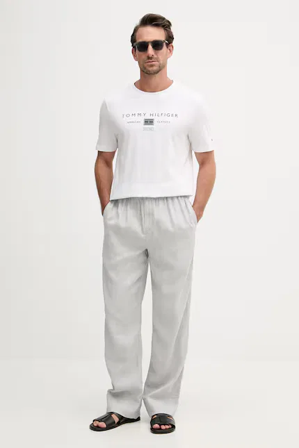 Футболка из хлопка T-shirt Tommy Hilfiger, белый — фото 2